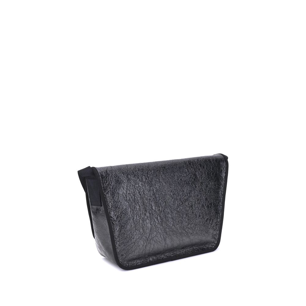 Balenciaga Black Calf Leather Bos Taurus Shoulder Bag